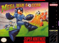 Mega Man Soccer Super Nintendo US box art